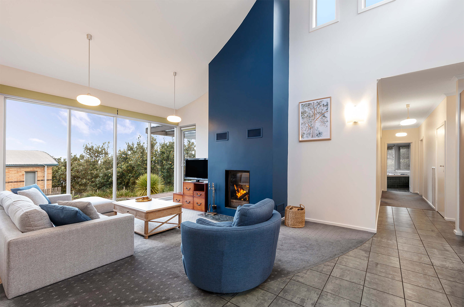 Luxury Villa 1 - Partial Ocean Views Living Room