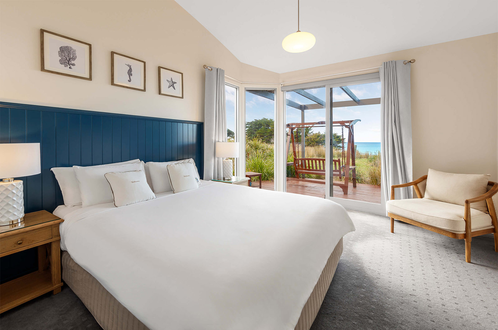 Luxury Villa 3 - Partial Ocean Views Bedroom